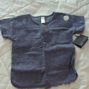 Blue Kids 2 piece short set